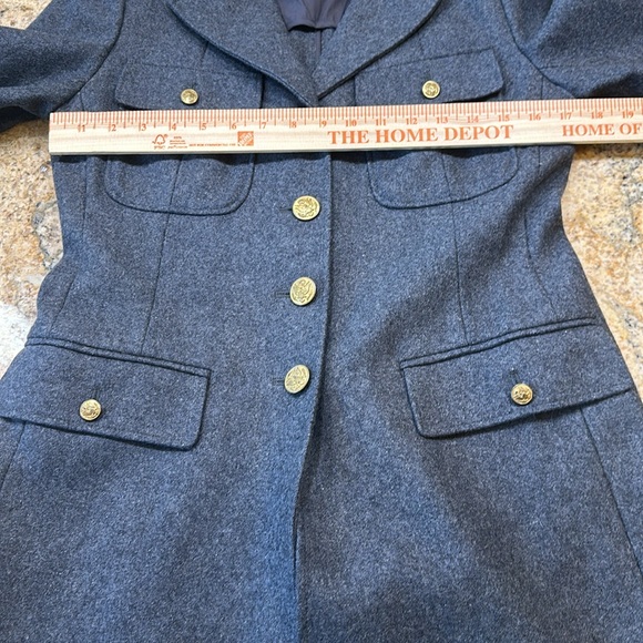 Fossil Wool Military Style Pea Coat - Picture 9 of 13